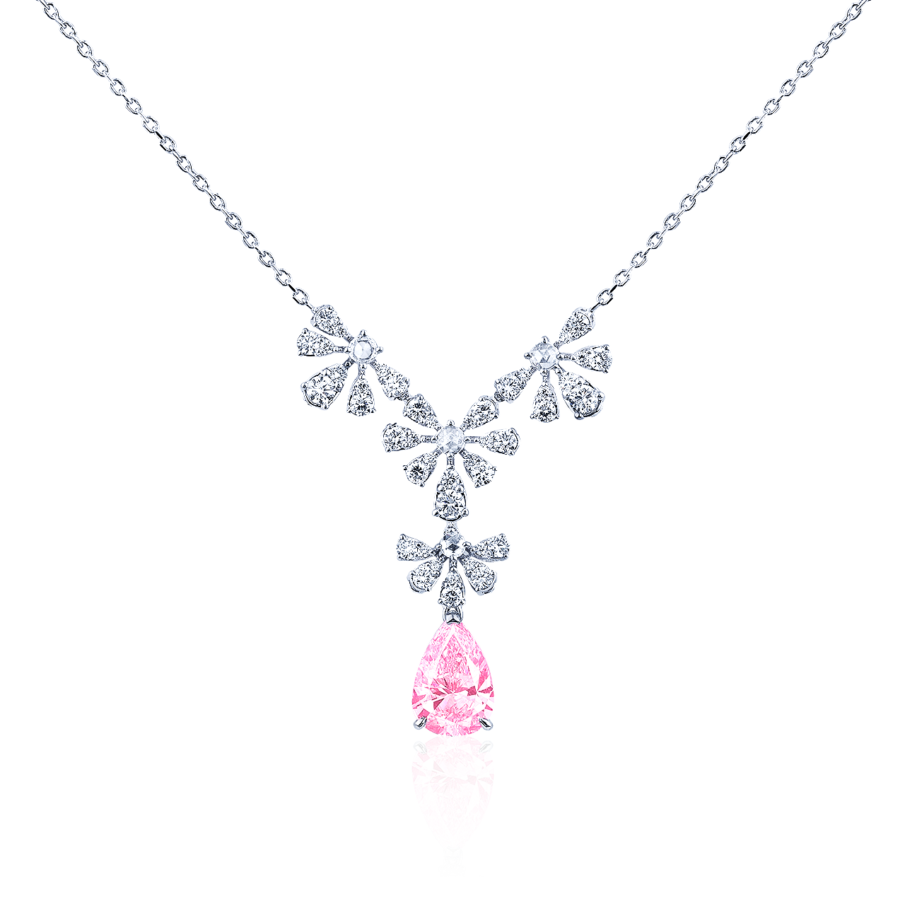 GIA 2.13CT 粉鑽墜鍊 GIA Pink Diamond Pendant Necklace