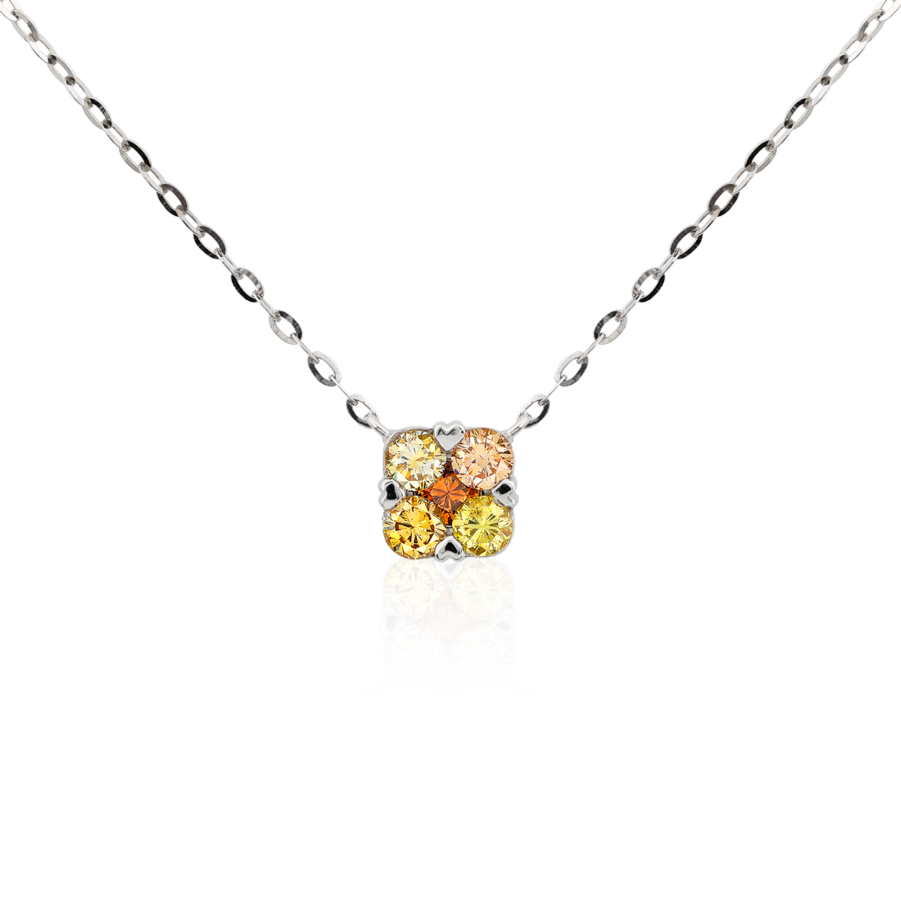 0.31克拉 彩鑽鑽石項鍊 Colored Diamond Necklace